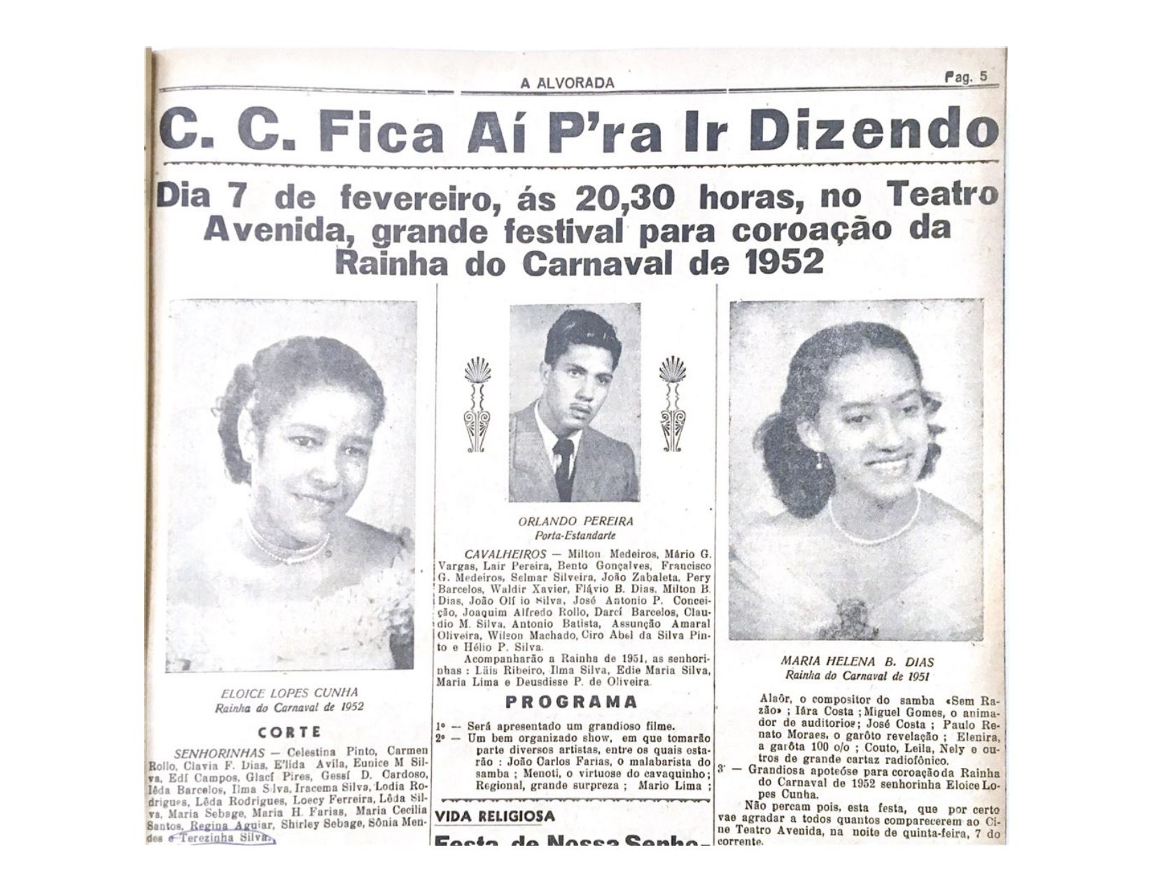 Jornal Alvorada – Reportagem do Clube Fica Aí 1 – Museu Afro-Brasil-Sul  (MABSul)